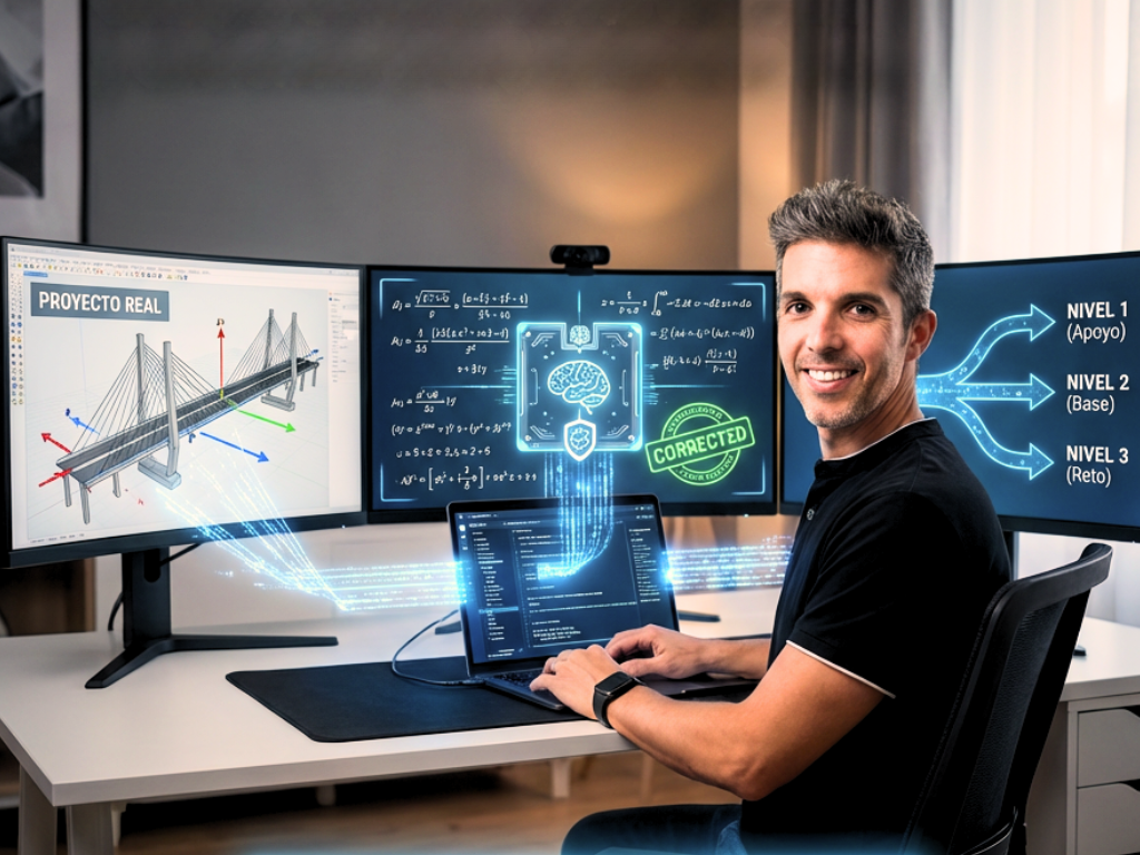 Ejemplo visual del sistema: práctica, evaluación y DUA