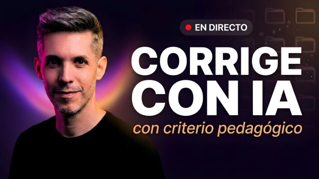 🔴 Profe, CORRIGE con IA en una tarde (con criterio)
