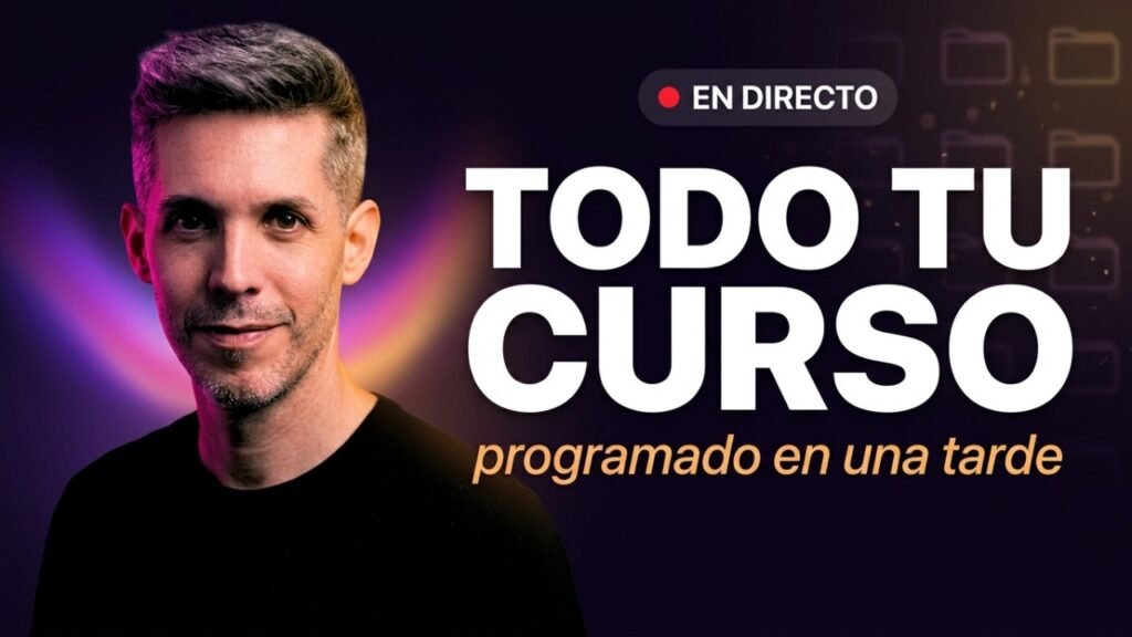 🔴 Profe, programa TODO tu curso en una tarde (+ Corrige con IA 🎁)